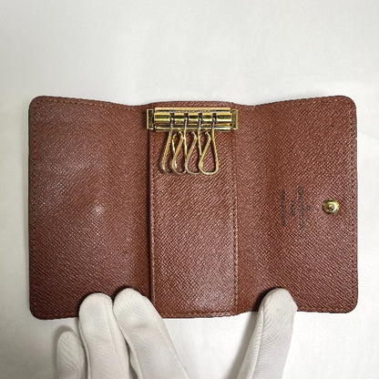 LOUIS VUITTON Key case Key holder  M69517 Monogram canvas Brown Monogram Multicles4