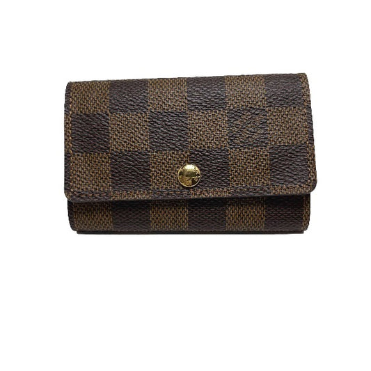 LOUIS VUITTON Key case Key holder  N62630 Damier canvas Brown Damier Multicles6