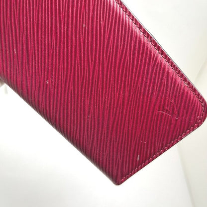 LOUIS VUITTON iPhone case M64468 Epi Leather wine-red Epi iPhone X / XS Folio