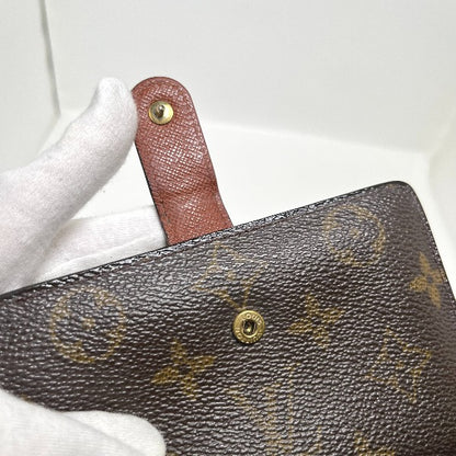 LOUIS VUITTON Bifold Wallet M61663 Monogram canvas Brown Monogram Porto Monet Viet Vienoa