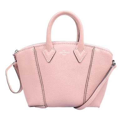 LOUIS VUITTON Shoulder Bag M61256 leather Magnolia Nano Lockit Parnasea Women Used Authentic