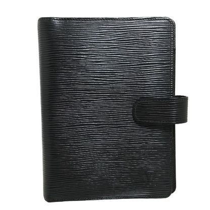 LOUIS VUITTON Notebook cover R20042 Epi Leather Noir Epi Agenda MM