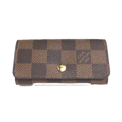 LOUIS VUITTON Key case Key holder  N62631 Damier canvas Brown Damier Multicles4