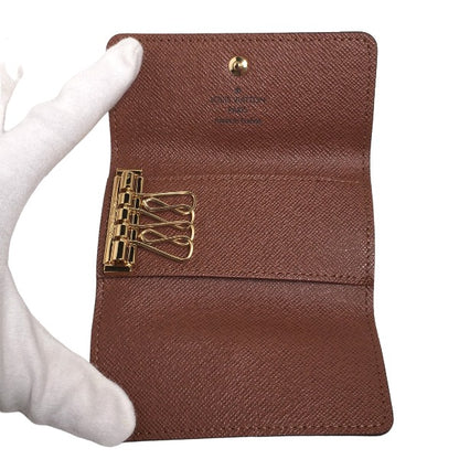 LOUIS VUITTON Key case Key holder  M69517 Monogram canvas Brown for 4 Monogram Multicles4 unisex(Unisex) Used Authentic