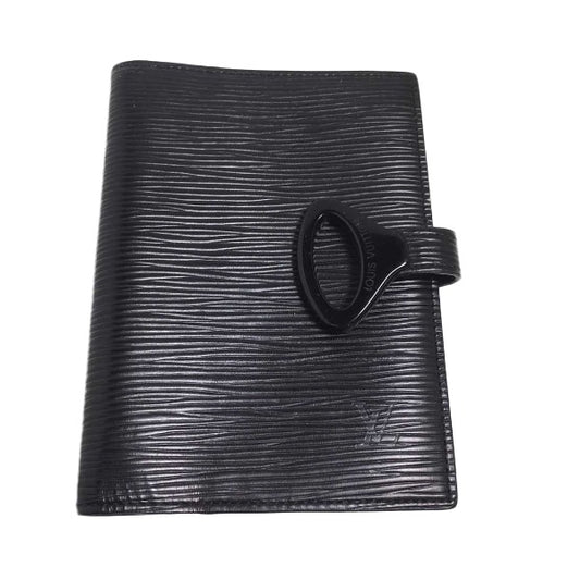 LOUIS VUITTON Notebook cover R20092 Epi Leather black Epi Agenda PM