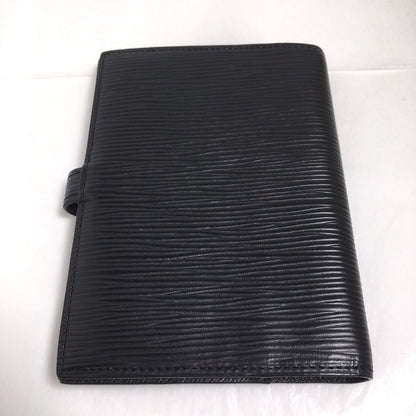 LOUIS VUITTON Notebook cover R20092 Epi Leather black Epi Agenda PM