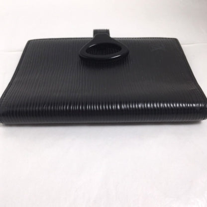 LOUIS VUITTON Notebook cover R20092 Epi Leather black Epi Agenda PM
