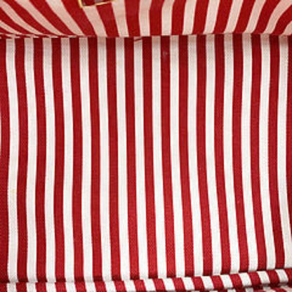 PRADA Tote Bag denim Red canvas Canapa