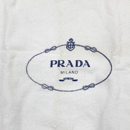 PRADA Tote Bag denim Red canvas Canapa