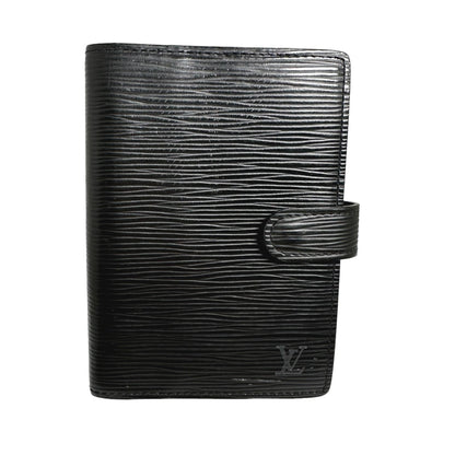LOUIS VUITTON Notebook cover R20052 Epi Leather black Epi Agenda PM