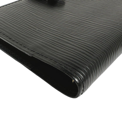 LOUIS VUITTON Notebook cover R20052 Epi Leather black Epi Agenda PM