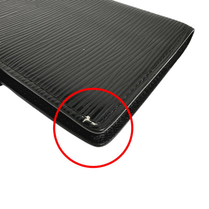 LOUIS VUITTON Notebook cover R20052 Epi Leather black Epi Agenda PM