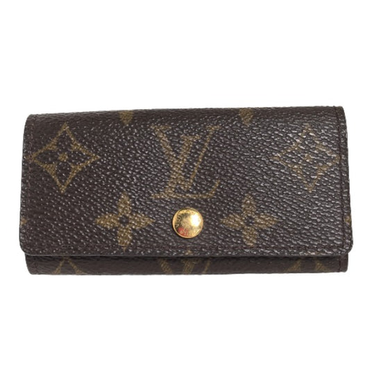 LOUIS VUITTON Key case Key holder  M69517 Monogram canvas Brown Monogram Multicles4