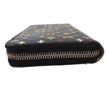 LOUIS VUITTON Long Wallet Purse M60050 Monogram canvas, leather Multicolor x noir Long Wallet Purse Monogram multicolor Zippy wallet Women(Unisex) Used Authentic