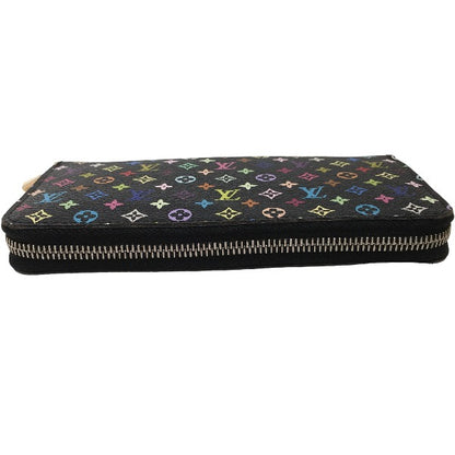 LOUIS VUITTON Long Wallet Purse M60050 Monogram canvas, leather Multicolor x noir Long Wallet Purse Monogram multicolor Zippy wallet Women(Unisex) Used Authentic