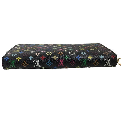 LOUIS VUITTON Long Wallet Purse M60050 Monogram canvas, leather Multicolor x noir Long Wallet Purse Monogram multicolor Zippy wallet Women(Unisex) Used Authentic