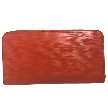 LOUIS VUITTON Long Wallet Purse M60310 Epi Leather Orange Epi Zippy wallet