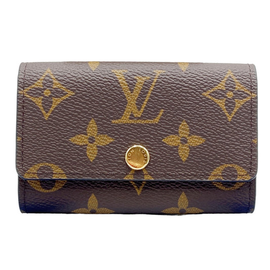 LOUIS VUITTON Key case Key holder  M62630 Monogram canvas Brown Monogram Multicles6
