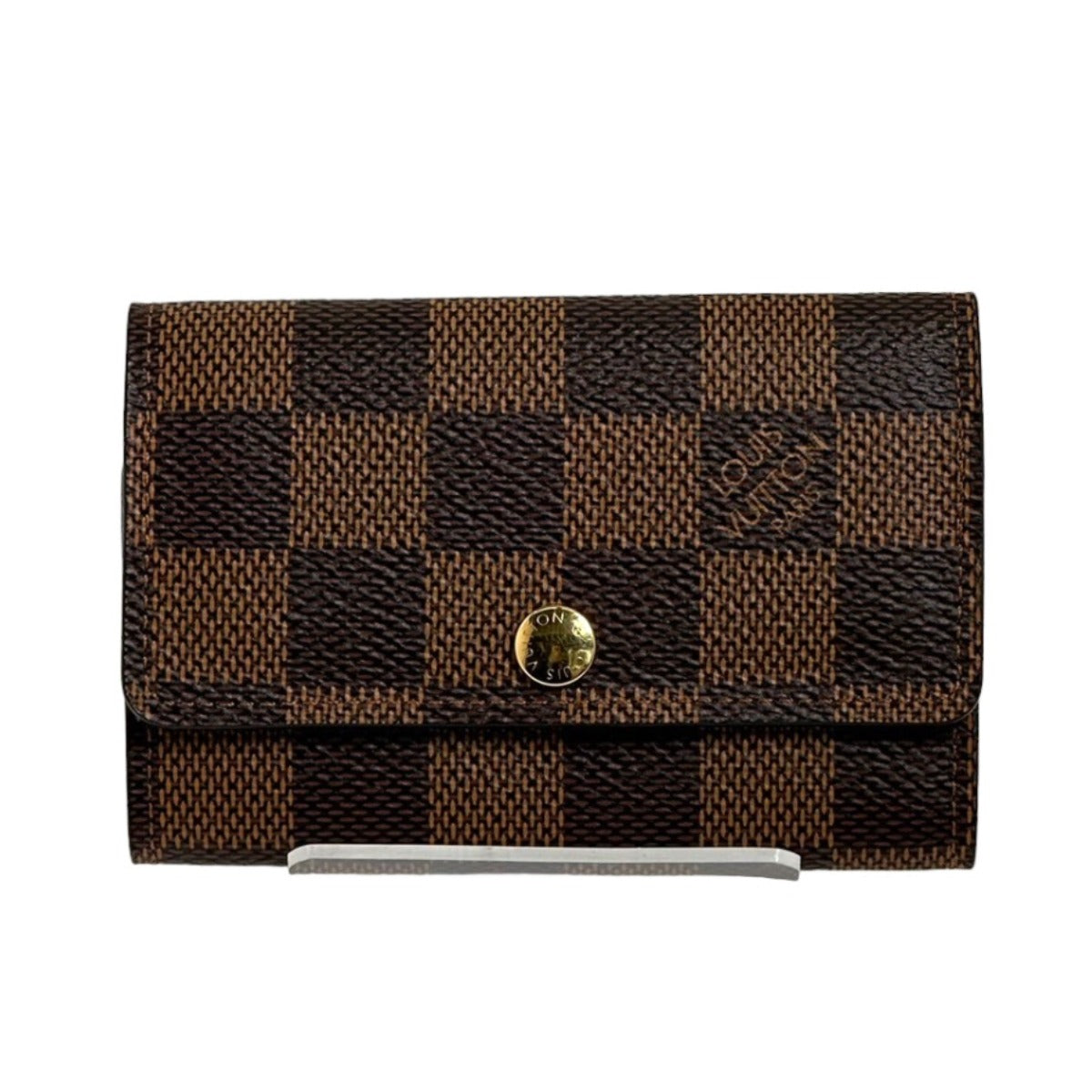 LOUIS VUITTON Key case Key holder  N62630 Damier canvas Brown Key case Key holder for 6 pieces Damier Multicles6 unisex(Unisex) Used Authentic