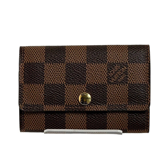 LOUIS VUITTON Key case Key holder  N62630 Damier canvas Brown Damier Multicles6