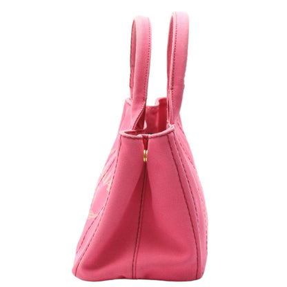 PRADA Tote Bag 1BG439 Cotton canvas pink Cotton canvas Canapa mini