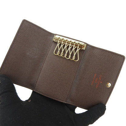 LOUIS VUITTON Key case Key holder  N62630 Damier Brown Multicles6