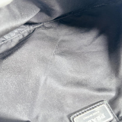PRADA Shoulder Bag Nylon black Triangle logo