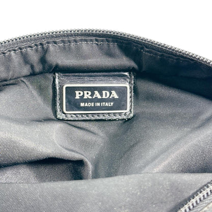 PRADA Shoulder Bag Nylon black Triangle logo
