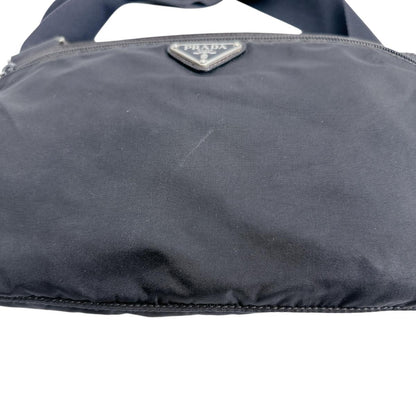 PRADA Shoulder Bag Nylon black Triangle logo