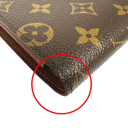 LOUIS VUITTON Bifold Wallet M60026 Monogram canvas Brown Bifold Wallet Monogram Portefeuille Florin unisex(Unisex) Used Authentic