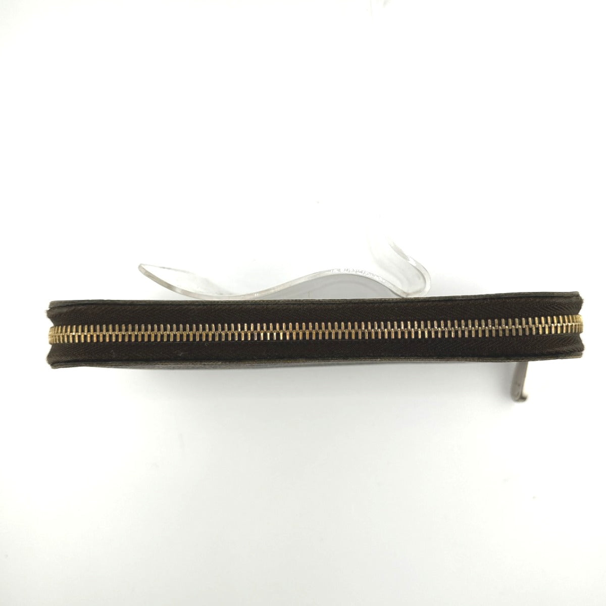 LOUIS VUITTON Long Wallet Purse N60015 Damier canvas Ebene Damier Zippy wallet