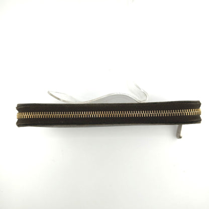 LOUIS VUITTON Long Wallet Purse N60015 Damier canvas Ebene Damier Zippy wallet