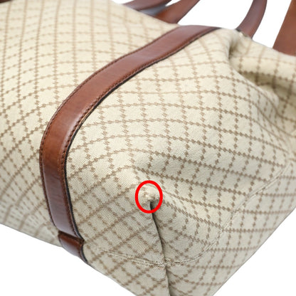 GUCCI Tote Bag 282346 canvas Antique brown Diamante