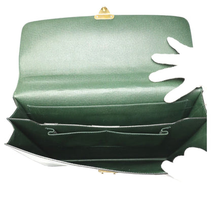 LOUIS VUITTON Business bag M30034 leather green Epithea Taiga Moskova