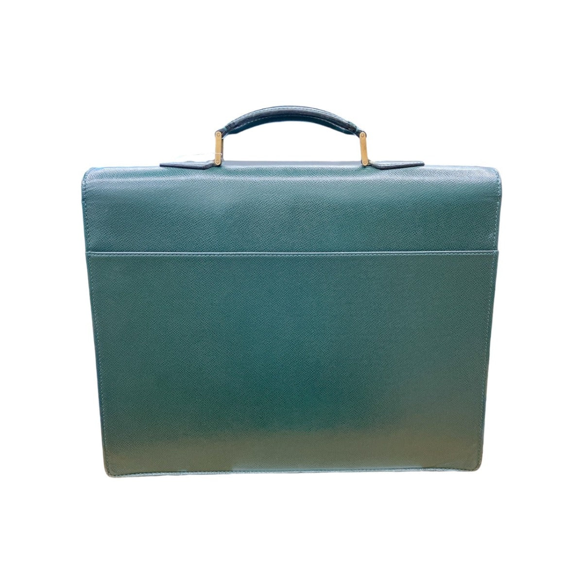 LOUIS VUITTON Business bag M30034 leather green Epithea Taiga Moskova