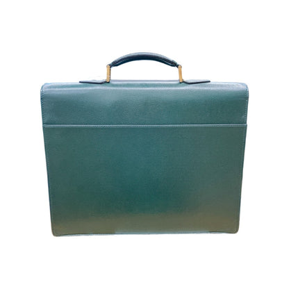 LOUIS VUITTON Business bag M30034 leather green Epithea Taiga Moskova