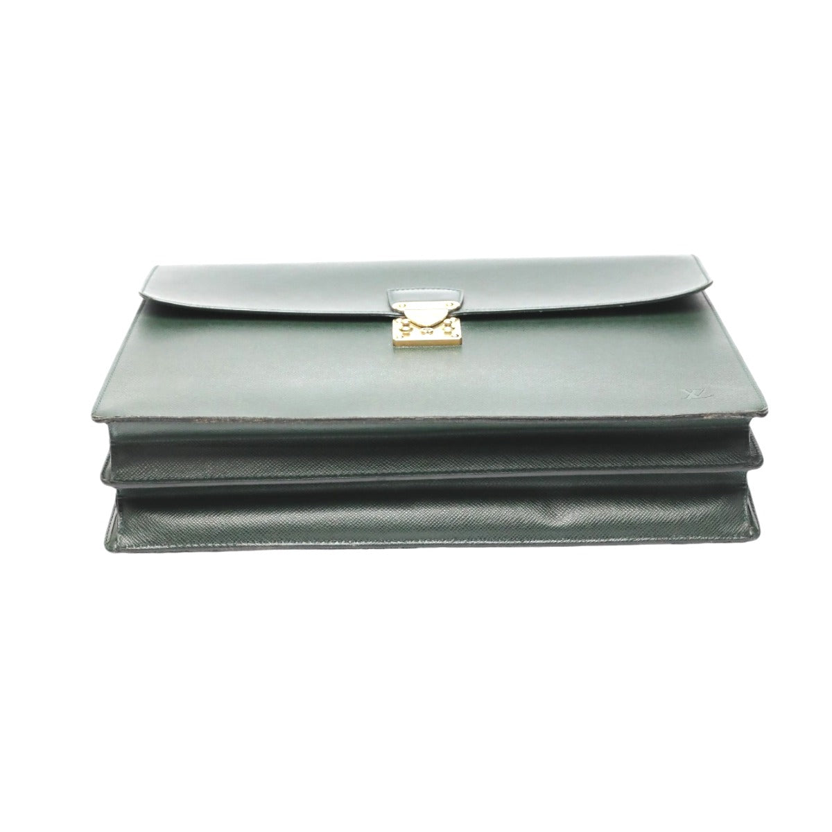 LOUIS VUITTON Business bag M30034 leather green Epithea Taiga Moskova