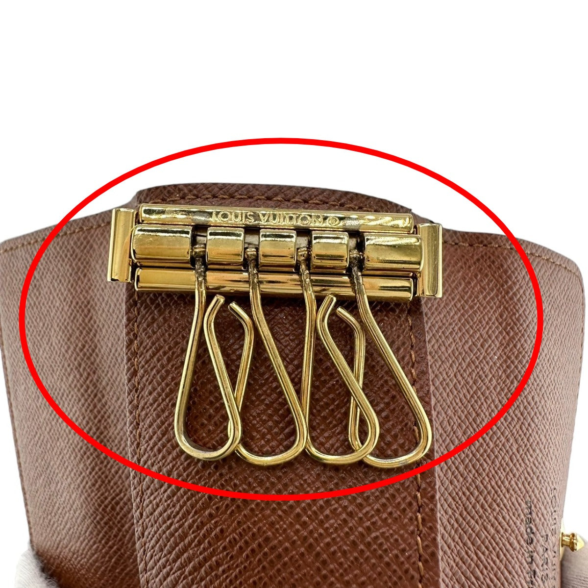 LOUIS VUITTON Key case Key holder  M62631 Monogram canvas Brown Monogram Key case for 4 Key holder