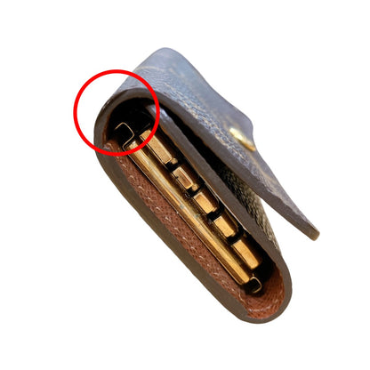 LOUIS VUITTON Key case Key holder  M62631 Monogram canvas Brown Monogram Key case for 4 Key holder