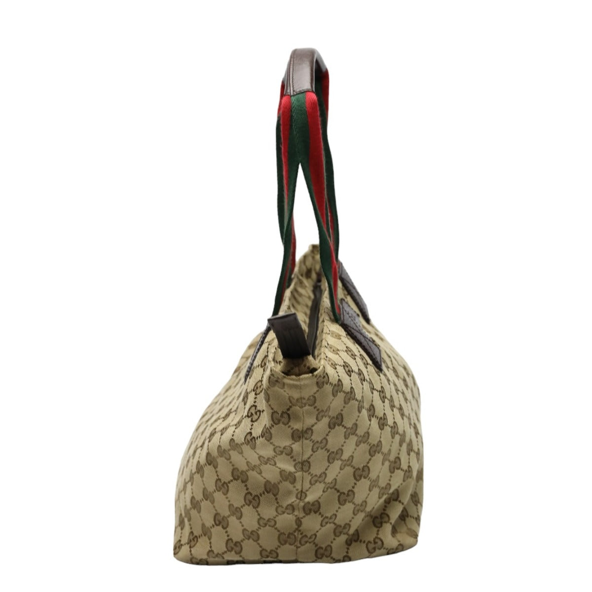 GUCCI Tote Bag 131230 GG canvas GG canvas beige Handbag GG canvas Women Used Authentic