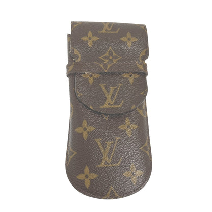 LOUIS VUITTON Other fashion goods M62970 leather Brown Monogram Etui Lunette Lava