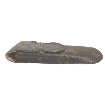 LOUIS VUITTON Other fashion goods M62970 leather Brown Monogram Etui Lunette Lava