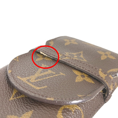 LOUIS VUITTON Other fashion goods M62970 leather Brown Monogram Etui Lunette Lava