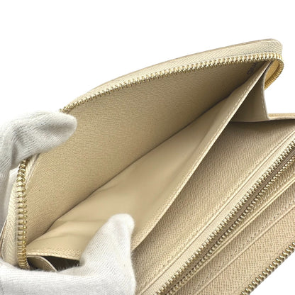LOUIS VUITTON Long Wallet Purse N60019 Damier Azur Canvas white Azur Zippy wallet