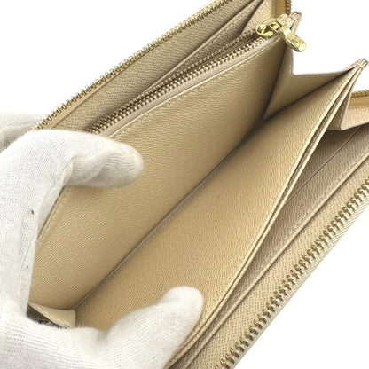 LOUIS VUITTON Long Wallet Purse N60019 Damier Azur Canvas white Azur Zippy wallet