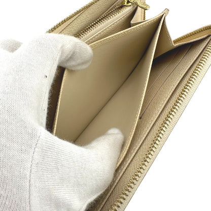 LOUIS VUITTON Long Wallet Purse N60019 Damier Azur Canvas white Azur Zippy wallet