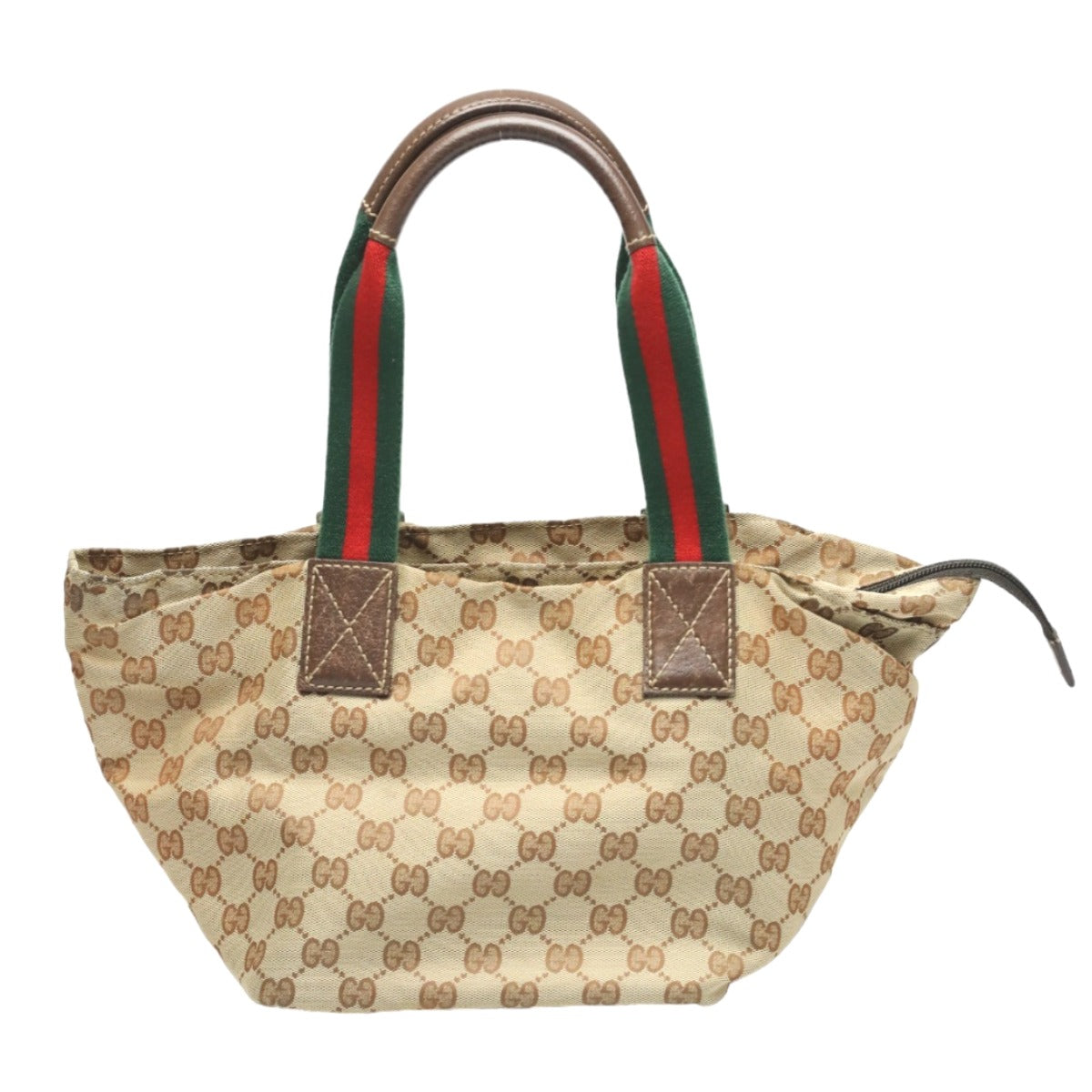 GUCCI Handbag 131228 GG canvas beige Tote Bag Sherry line Women Used Authentic