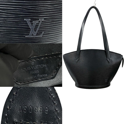 LOUIS VUITTON Shoulder Bag M52332 Epi Leather black Epi Saint Jacques Poignier Long