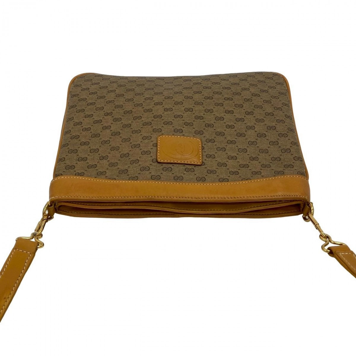 GUCCI Shoulder Bag leather Brown