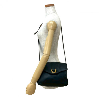 GUCCI Shoulder Bag leather black